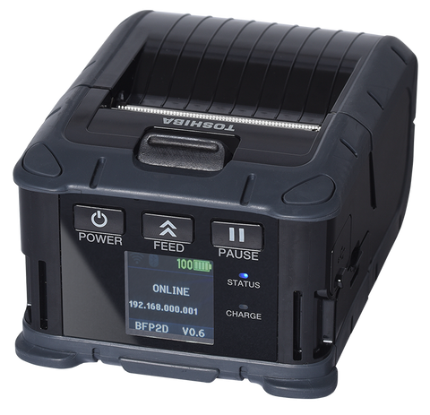 B-FP2D-GH30-QM-S - Toshiba 2" Direct Thermal Portable Printer
