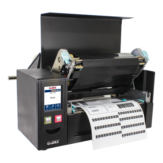 Godex HD820i industrial thermal transfer barcode printer, 011-H82007-000 - GoZob.com