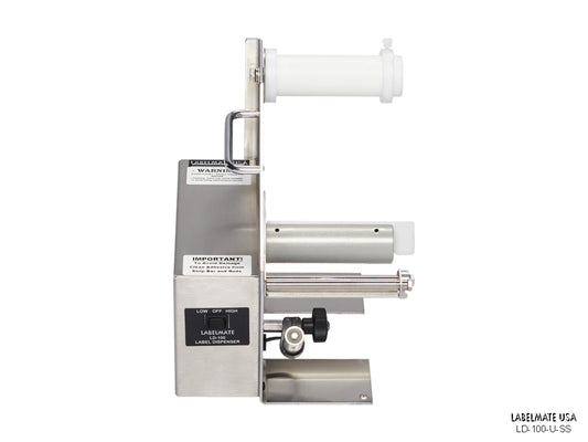 LD-100-U-SS Automatic Stainless Steel Label Dispenser - 80-147-0007