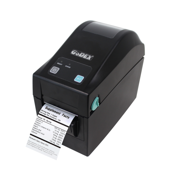Godex DT200L linerless direct thermal barcode printer, 011-D20F0L-A0L - GoZob.com
