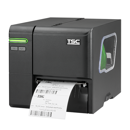 TSC ML340P, 6 buttons 2.3” LCD display 4" thermal transfer label printer - 99-080A006-0301 - GoZob.com