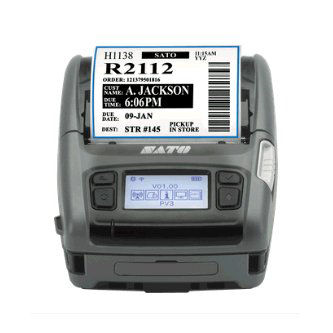 WWPV41280 - SATO PV4 Mobile Printer, 4", 203DPI, USB, Bluetooth 5.0-Mfi, 802.11 a/b/g/n