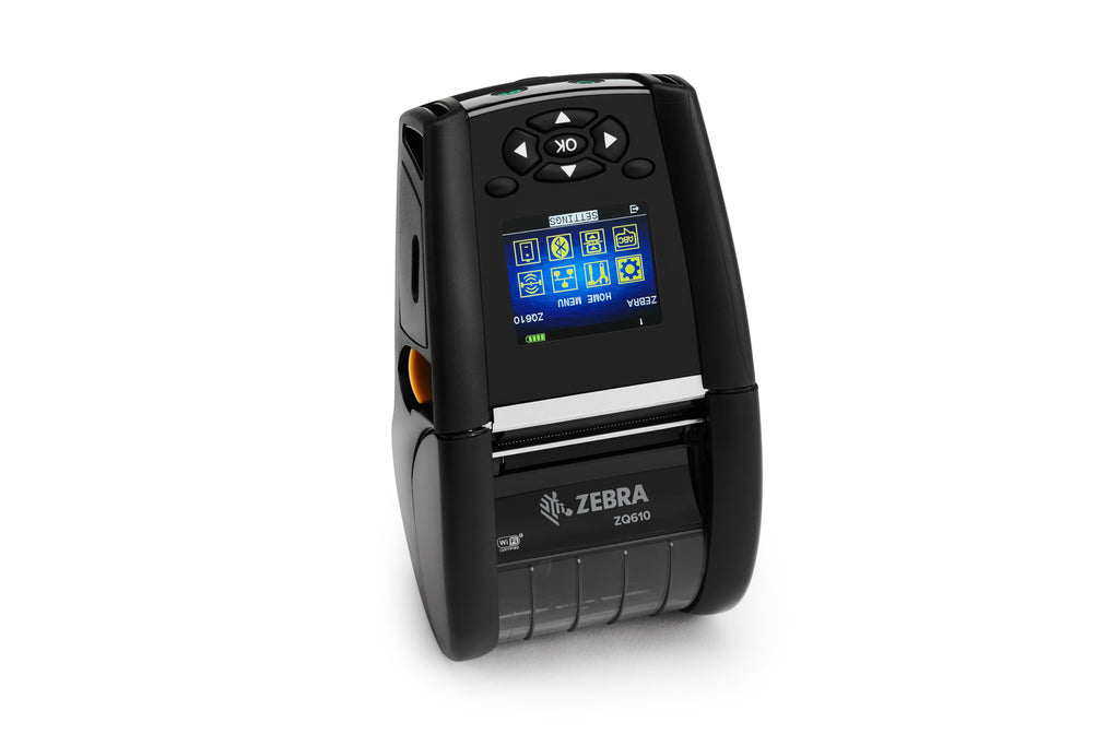 Zebra ZQ610 Plus Mobile Barcode Printer ZQ61-AUF2004-00 - Mobile Barcode Printer - GoZob.com