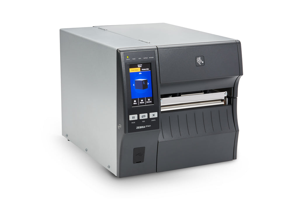 Zebra ZT421 300 dpi Industrial Barcode Printer ZT42163-T010000Z - Industrial Barcode Printer - GoZob.com