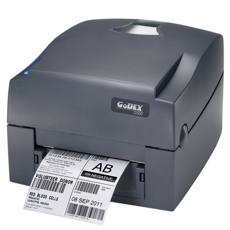 Godex G500 4" 203 dpi Thermal Transfer Printer, USB, RS232, Ethernet, 011-G50E01-000 - GoZob.com