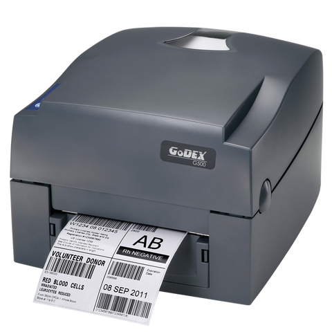 Godex G500 4" 203 dpi Thermal Transfer Printer, USB, RS232, Ethernet, 011-G50E01-000 - GoZob.com