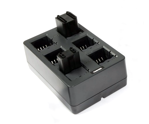 B-EP800-CHG6-QM-R, 6 Slot Battery Charger For B-EP2 and B-EP4 Printers - GoZob.com