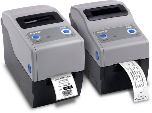 WWCG20241, CG208TT Sato 2.2" Thermal Transfer Printer with Dispenser - GoZob.com