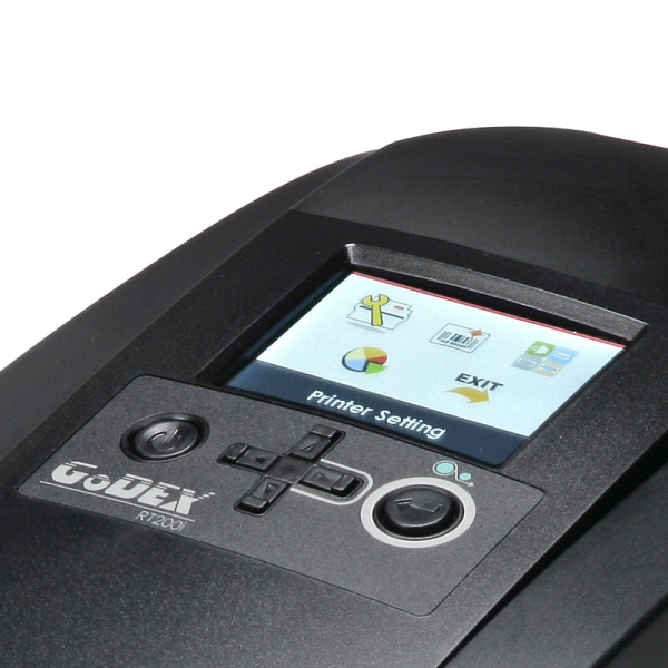 011-R2iF0L-001 Godex RT200i Thermal Transfer Printer with Color Display