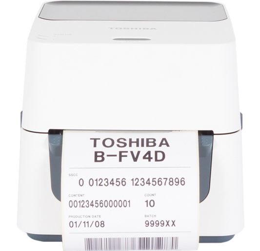 BFV4DTS12QQRP Toshiba 4", 300 DPI Direct Thermal Desktop Printer