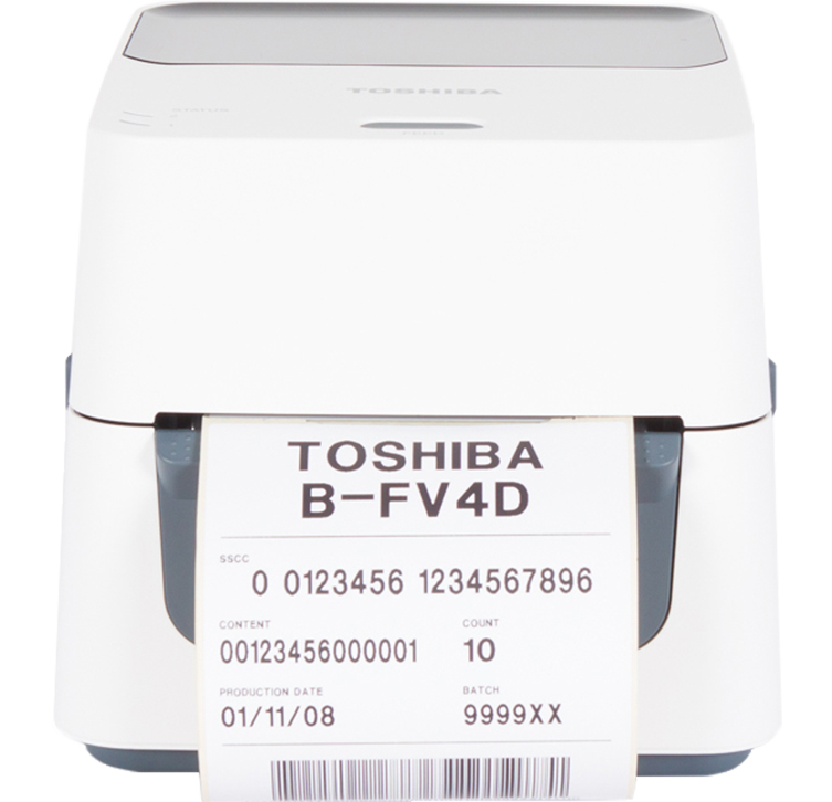BFV4DTS12QQRP Toshiba 4", 300 DPI Direct Thermal Desktop Printer