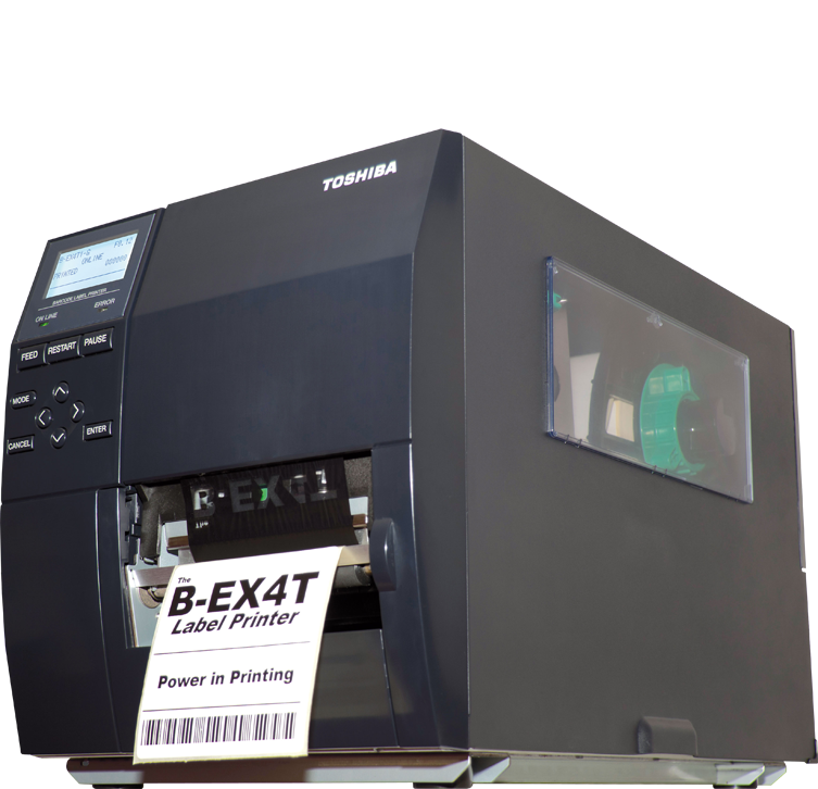 BEX4T1GC12DS01C - Toshiba Barcode Label Printer Near Edge