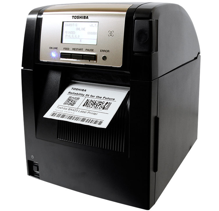 BA420TTS12QMSM02 Toshiba 4" Thermal Transfer Printer