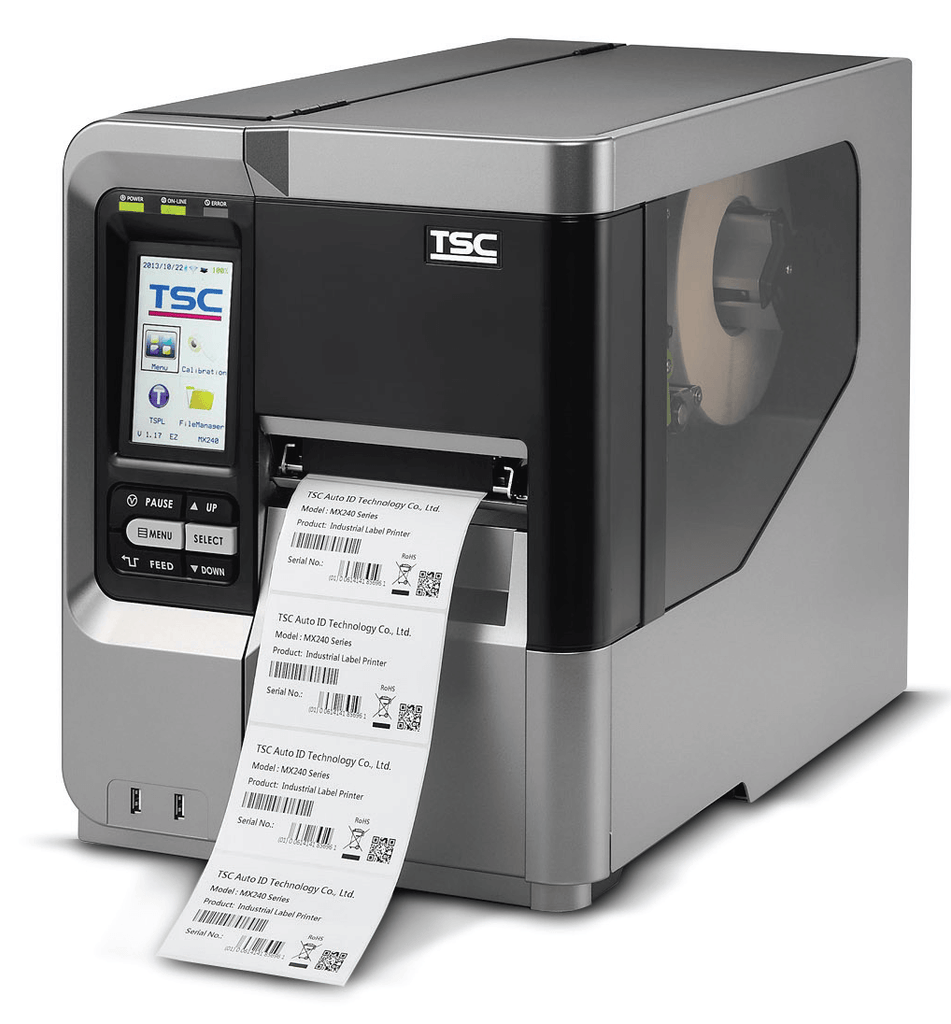 TSC MX240+ Internal Rewinding Kit, Thermal Transferal Label Printer, 99-051A001-70LF - GoZob.com